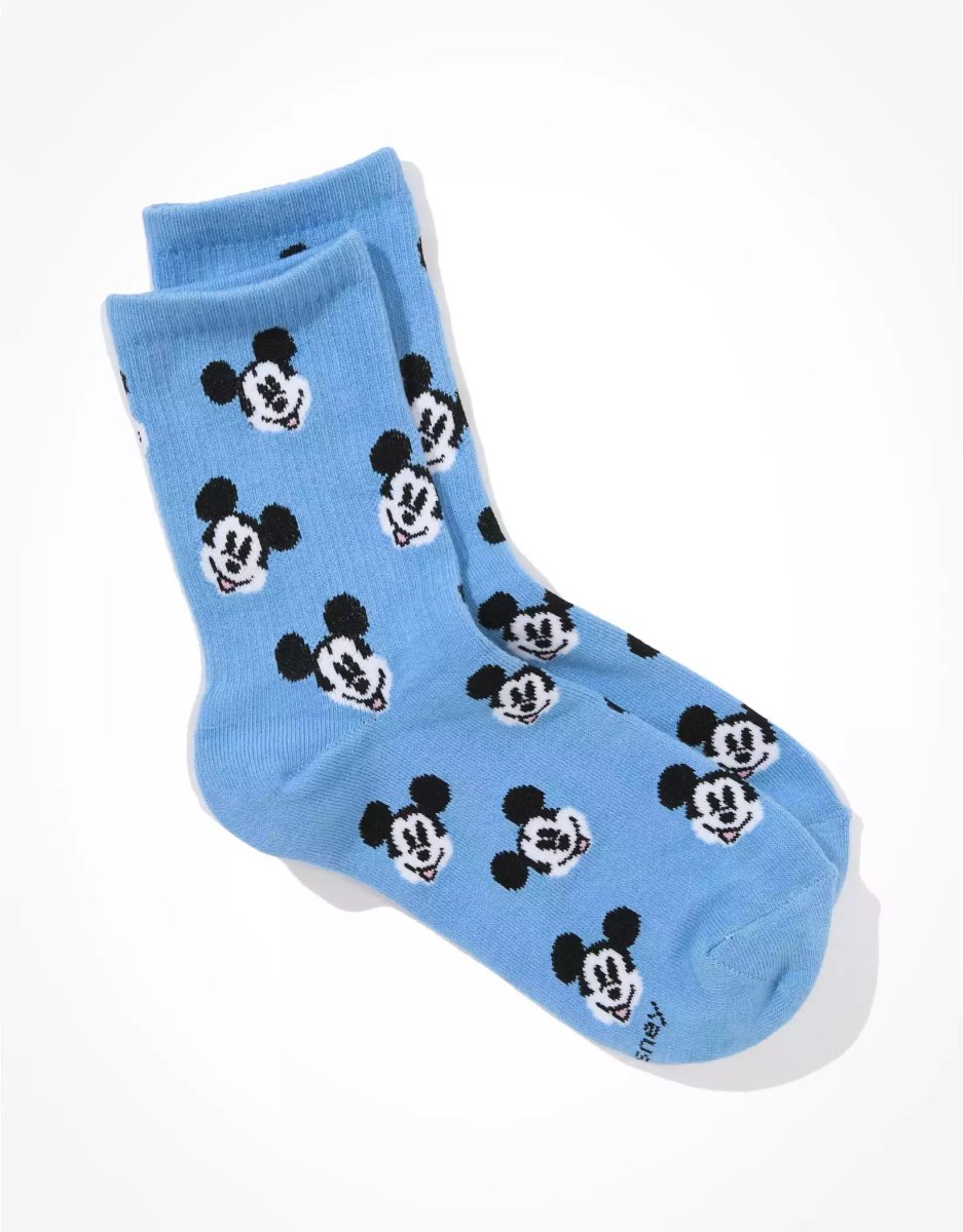 Chaussettes American Eagle AE Disney '90s Crew Bleu Femme | KAZ-24047590